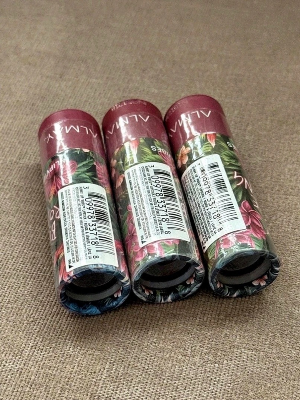 3X Almay Lip Vibes Lipstick Shade 270 Be Strong Hypoallergenic Lipstick